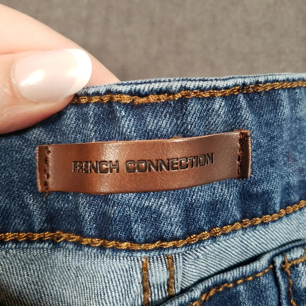 French Connection Savile Slim Fit Jeans Mens W30 L30 Blue Medium‎ Wash Denim